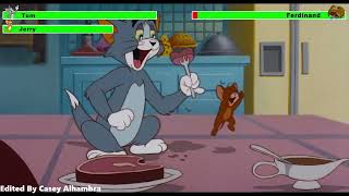 Tom and Jerry The Movie 1993 Kitchen Fight with healthbars [upl. by Ervine]