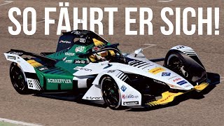 So fährt sich das NEUE FORMEL E AUTO  Daniel Abt [upl. by Novia923]