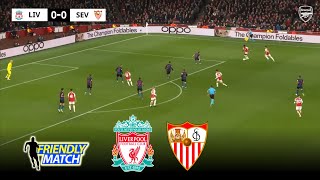 eFootball Pes 21 Gameplay  Liverpool vs Sevilla Fc  Club Friendly Football Match 2024 [upl. by Sirad]