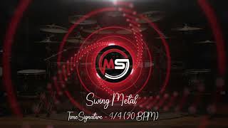 90 BPM ‖ Swing Metal ‖ 44 Drum Beat ‖ Drum Track ‖ Metronome [upl. by Cynthea]