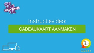 Instructievideo Cadeaukaart aanmaken [upl. by Arbe]