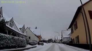 D Weilersbach Landkreis Forchheim Ortsdurchfahrt Dezember 2014 [upl. by Annawal]