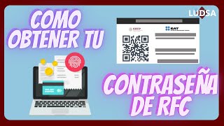 COMO OBTENER TU CONTRASEÑA DE RFC [upl. by Ahsinar]