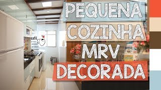 Pequena Cozinha MRV decorada  Apartamento Decorado 03 [upl. by Naellij]