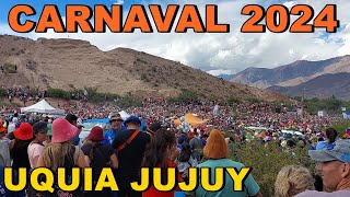 RECORRIENDO UN PUEBLO QUEBRADEÑO EN PLENO CARNAVAL  BAJADA DE LOS DIABLOS DE UQUIA  JUJUY 2024 [upl. by Ahcropal]