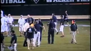 A Fight Broke Out Following a Tense American Football Game in Utica Ohio A Shovel Was Involved [upl. by Kizzee]