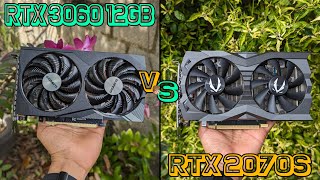 Nvidia GeForce RTX 2070 Super vs Nvidia RTX 3060 12gb  La mejor tarjeta gráfica Calidad Precio 2024 [upl. by Narra934]