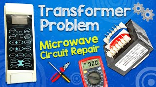 How to repair Microwave oven Circuit Board PCB  Microwave PCB Transformer [upl. by Domel526]