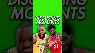 Most Disgusting NBA Moments 🤮 [upl. by Tnecillim]