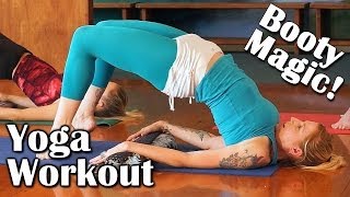 Tone Yoga Butt amp Thigh Workout For Beginners  How To Look Hot In Yoga Pants  Austin Tx [upl. by Mycah305]