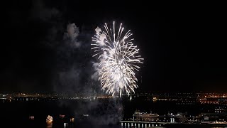 花火  fireworks  横浜スパークリングナイト 横浜ハンマーヘッドから 4K2024年10月11日 [upl. by Rossner768]