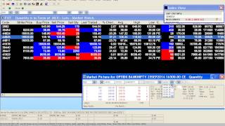 Live intraday trade option arbitrage trade using volatility [upl. by Akinit]