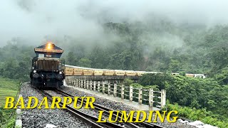 Badarpur Lumding Railway Update 17062024  Lumding Division [upl. by Oringas]