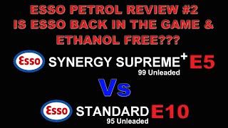 Has ESSO Listened amp Given us ETHANOL FREE Petrol⛽ Esso Synergy Supreme 99 E5 Vs Esso E10 Fuel 622 [upl. by Adekram]