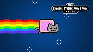 Nyan Cat Sega Genesis remix Sonic 2 version [upl. by Animrelliug]