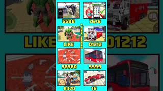 King Kong  Hulk Monster  Super Car  New Weapons  ALL RGS TOOL Cheat Code 😱ibd3d shorts [upl. by Jeannine]