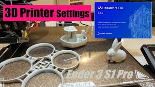 ender 3S1 Pro Print Settings  Ender 3 Print Settings  ultimaker 560 print settings [upl. by Natanoj289]