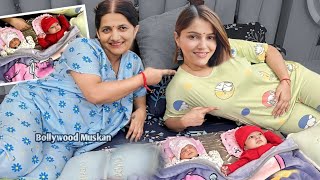 Rubina Dilaik First Twins BABY GIRL Face Reveal REAL Video And First Video 😍 with Mother [upl. by Enreval]