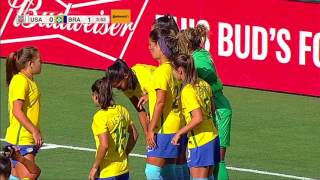 2017 Tournament of Nations USWNT vs Brazil [upl. by Cullie]