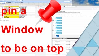 useful software DeskPins pin any programs to be on top [upl. by Eldwin]