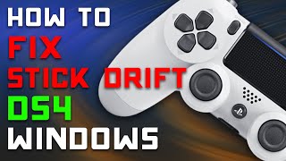 How to Fix PS4 PS5 amp Switch Controller Stick Drift with DS4 Windows on PC [upl. by Eiramnna]