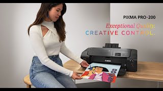 Canon PIXMA PRO200  Sylvia Boomer Yang Testimonial [upl. by Mayhew132]