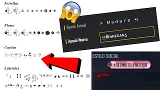 ✅Super Pack de Símbolos para tu Nombre y Descripción en Free Fire😱 Símbolos insanos de Free Fire [upl. by Attevad770]