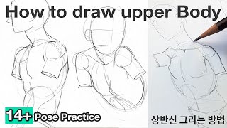 How to draw Bodies  Tutorial and Practice ✍✍ [upl. by Norad]