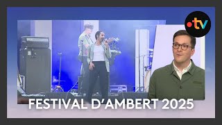 A laffiche du festival dAmbert 2025 [upl. by Leaper]