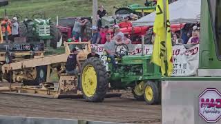 Antique Tractor Pulling in Bakersville Ohio part 2 after the half time break [upl. by Brunhilde]