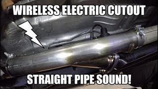 INSTALLING AN ELECTRIC CUTOUT ON YOUR EXHAUST  RAM 1500 HEMI  HOW TO DIY [upl. by Dusty]