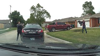 Oklahoma City Police Officer Shoots at Woman Faking Gun [upl. by Skurnik]