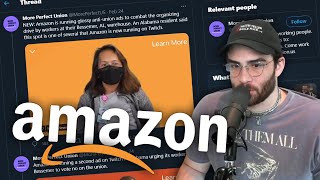 Amazon Running AntiUnion ads ON TWITCH [upl. by Isleana66]