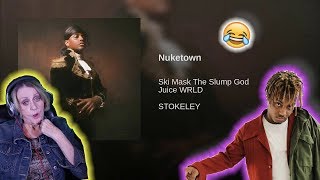 GRANDMA REACTS TO Nuketown · Ski Mask The Slump God x Juice WRLD [upl. by Virnelli]