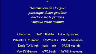 Veni Creator SpiritusLatin Pronunciation [upl. by Sudhir]