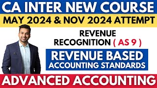 Revenue Recognition  AS  9  Ch  8 Unit 2  CA INTER Advanced Accounting  CA Parag Gupta [upl. by Cloe]