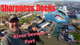 Exploring Sharpness Docks  An inland port on the River Severn  UK [upl. by Rasecoiluj540]