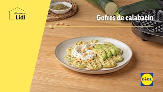 Gofres de calabacín 🧇  Recetas con calabacín  Lidl España [upl. by Marcella980]