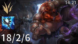 Gragas Jungle vs Shaco  EUW Master  Patch 1421 [upl. by Dragon]