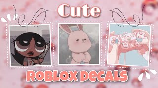 20 Cute Roblox Decals WITH Decal ID🌸 for your Royale High Journal🤍 [upl. by Urbai]