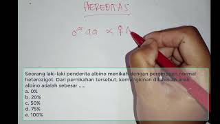 LATIHAN SOAL HEREDITAS PADA MANUSIA KELAS XII [upl. by Emya233]