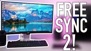 FreeSync 2 Is Here  BenQ EX3203R 144Hz Gaming Monitor [upl. by Auqinahs940]