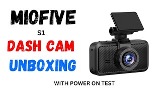 MIOFIVE S1 4K Dash Cam UNBOXING 5G WIFI with APP 3quot Screen HDR Night Vision Parking Mode 512GB Max [upl. by Acile420]