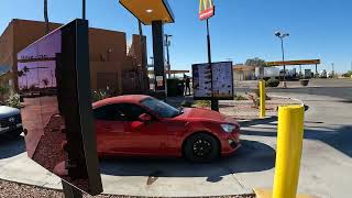 McDonalds Drive Thru 2 Large Powerades Ordered Gila Bend Arizona 6 January 2024 GFH10004 [upl. by Adnahsat]