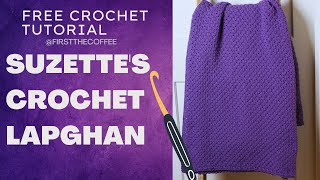 Suzette Stitch Crochet Blanket Pattern Tutorial A Corner 2 Corner C2C Crochet Lapghan [upl. by Hurwit800]