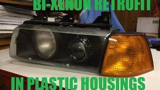 BMW E36 BiXenon Retrofit for under 50 [upl. by Necyrb]