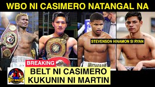 BREAKING Casimero Nabakante Ang Hawak Na WBO GLOBAL Nakataya sa Laban Ni Wonderboy Martin [upl. by Graner]