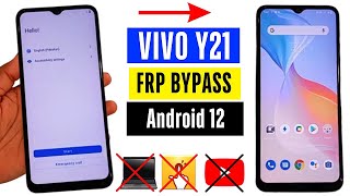 Vivo Y21 Frp Bypass Android 12 Without Pc New Security 2024  Vivo Y21 V2111 Google Account Bypass [upl. by Lennod]