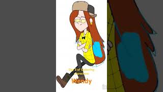 Day 3 of ciphering characters wendy billcipher gravityfalls edit [upl. by Elburt560]