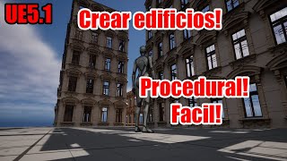 UE5 EDIFICIOS PROCEDURAL FACIL TUTORIAL ESPAÑOL [upl. by Malory3]